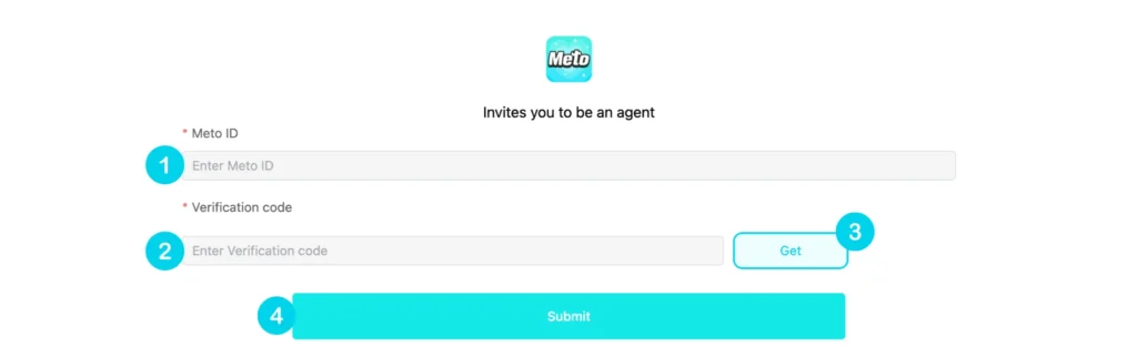 Signup-meto-app-agency
